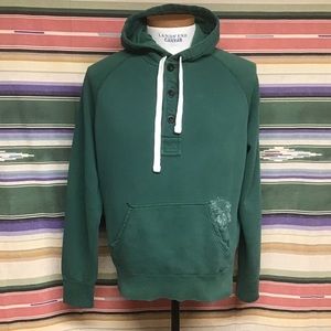 EUC POLO green mountain hoodie sz L